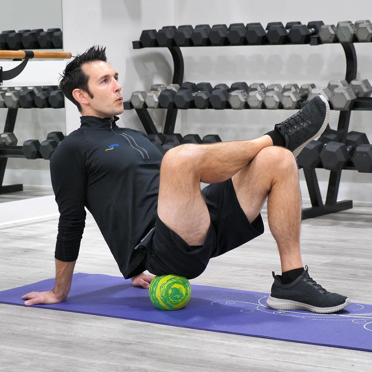 OPTP Posture Ball – Foam Mobility and Massage Ball, Green, 6"