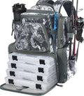 Piscifun Fishing Tackle Backpack with 2 Rod Holders, 4 Boxes & Rain Cover