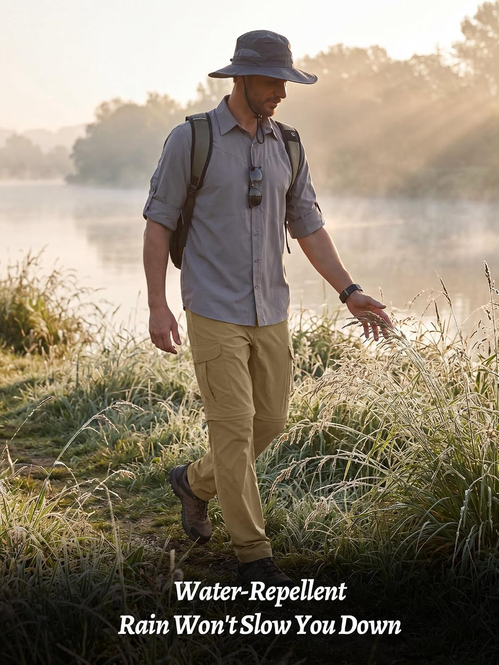 Men’s Safari Lightweight Convertible Hiking Pants