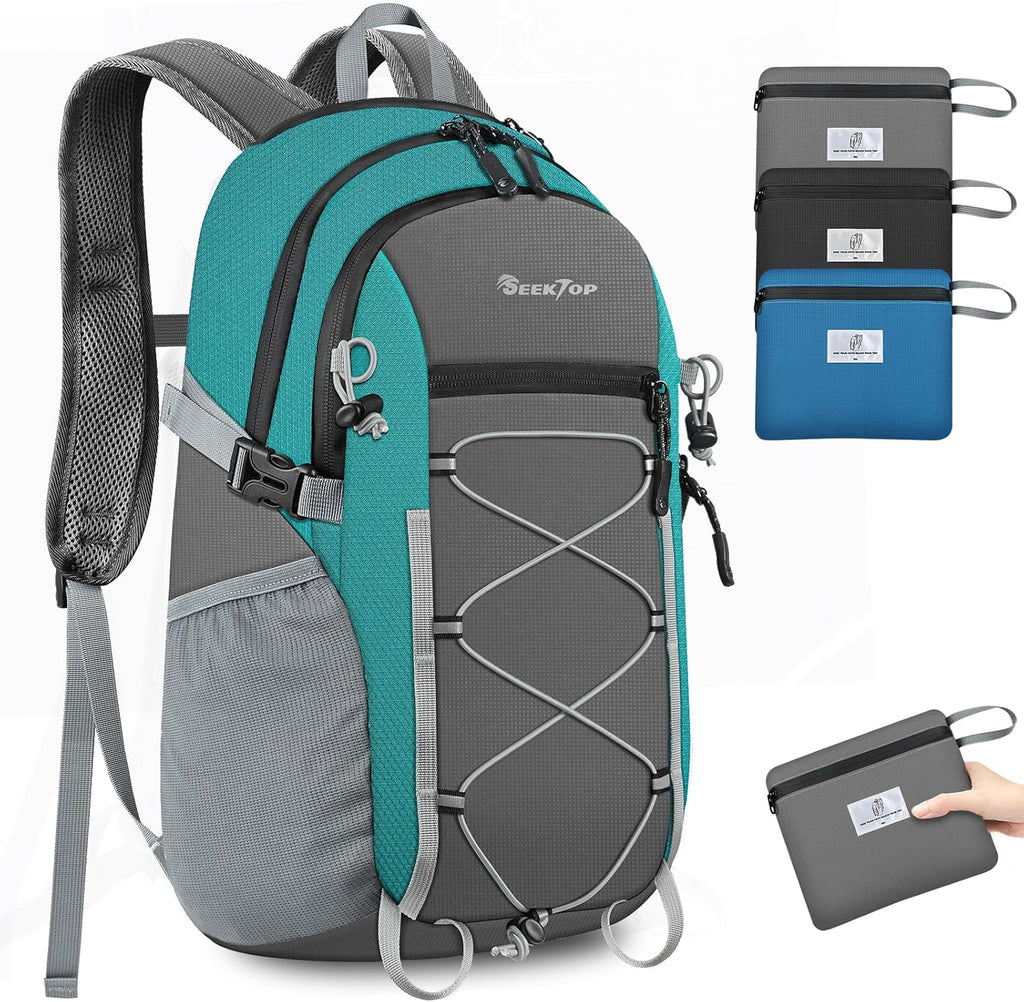 Seektop Packable Waterproof Hiking Backpack, 20L Lightweight Daypack
