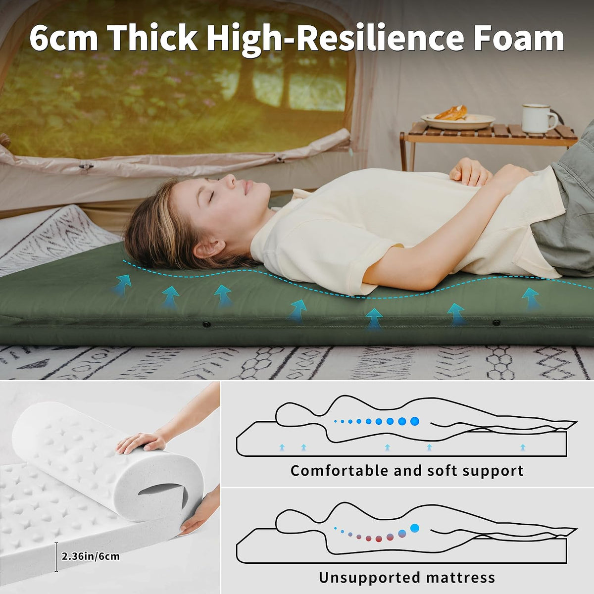 Naturehike Connectable Self Inflating Sleeping Pad