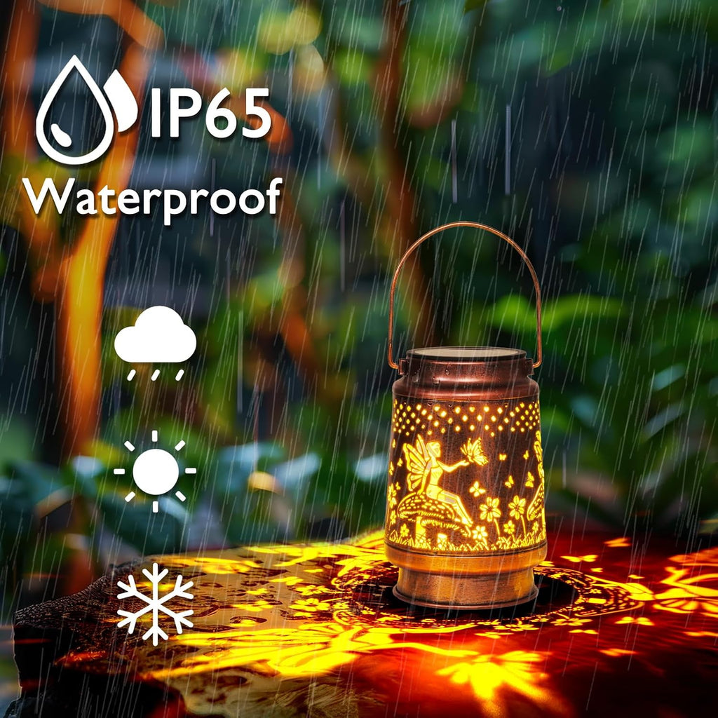 Homemory Gifts for Women, Solar Fairy Lanterns Outdoor Lights