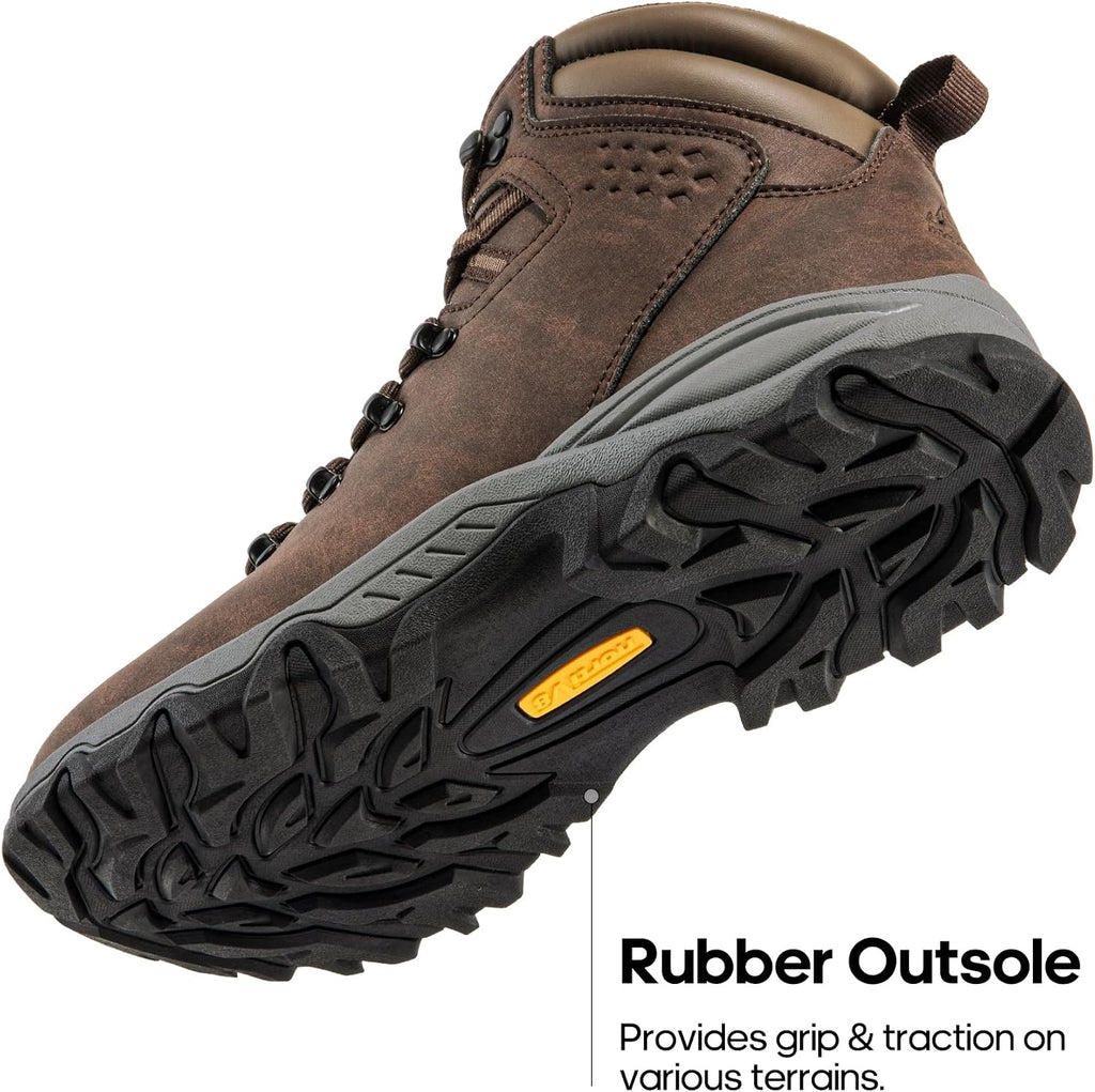 NORTIV 8 Men's Hiking Winter Insulated Snow Boots