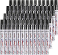 Overseas 48 Black Paint Pens Permanent Markers, Oil Based Paint Markers