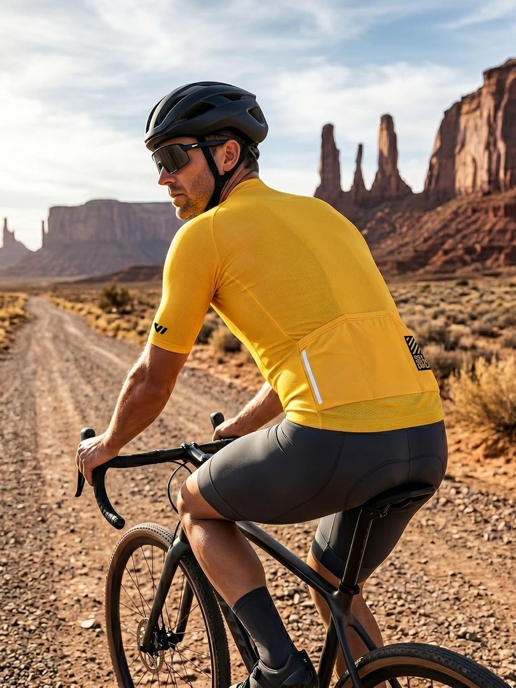 Wulibike Men's Cycling Jerseys Short Sleeve Bike Biking Shirts Full Zip with Pockets Road Bicycle Clothing