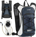 OUTSKIRT Hydration Backpack with 2L Water Bladder, Lightweight and Breathable Running Hydration Pack, Water Backpack for Hiking, Cycling, Trail Running, Marathons & Outdoor Adventures for Men Women