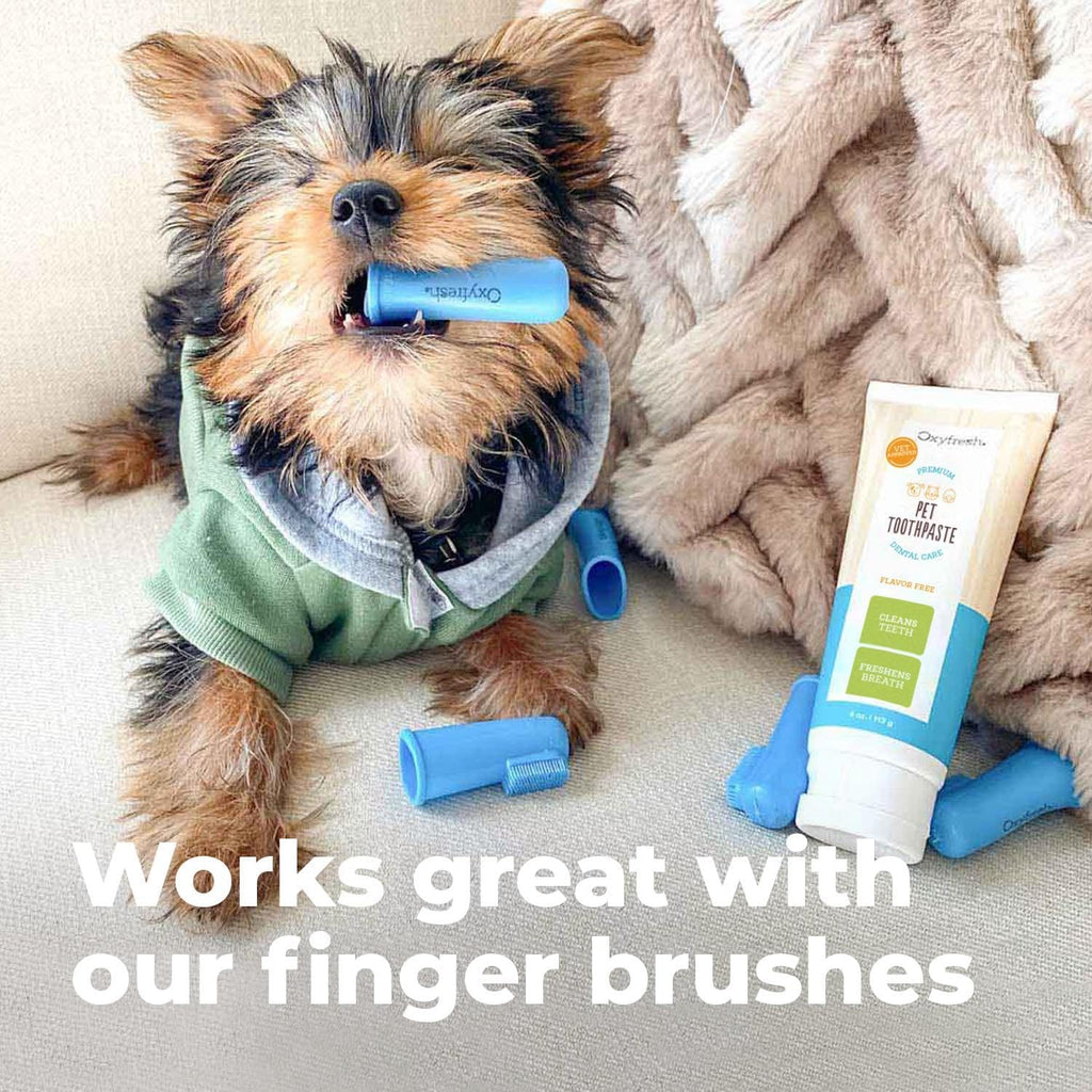 Oxyfresh Vets Professional Dog & Cat Dental Toothpaste Gel – Cleaner Teeth