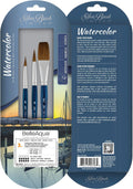Silver Brush Limited BelleAqua Calligraphers Watercolor Brush Set, 3pc