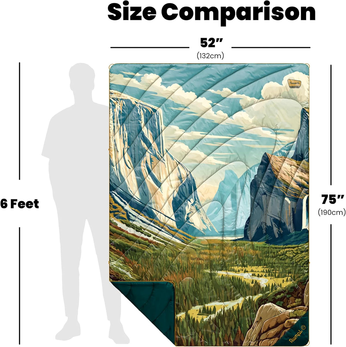Rumpl Original Puffy Parks Blanket, Yosemite