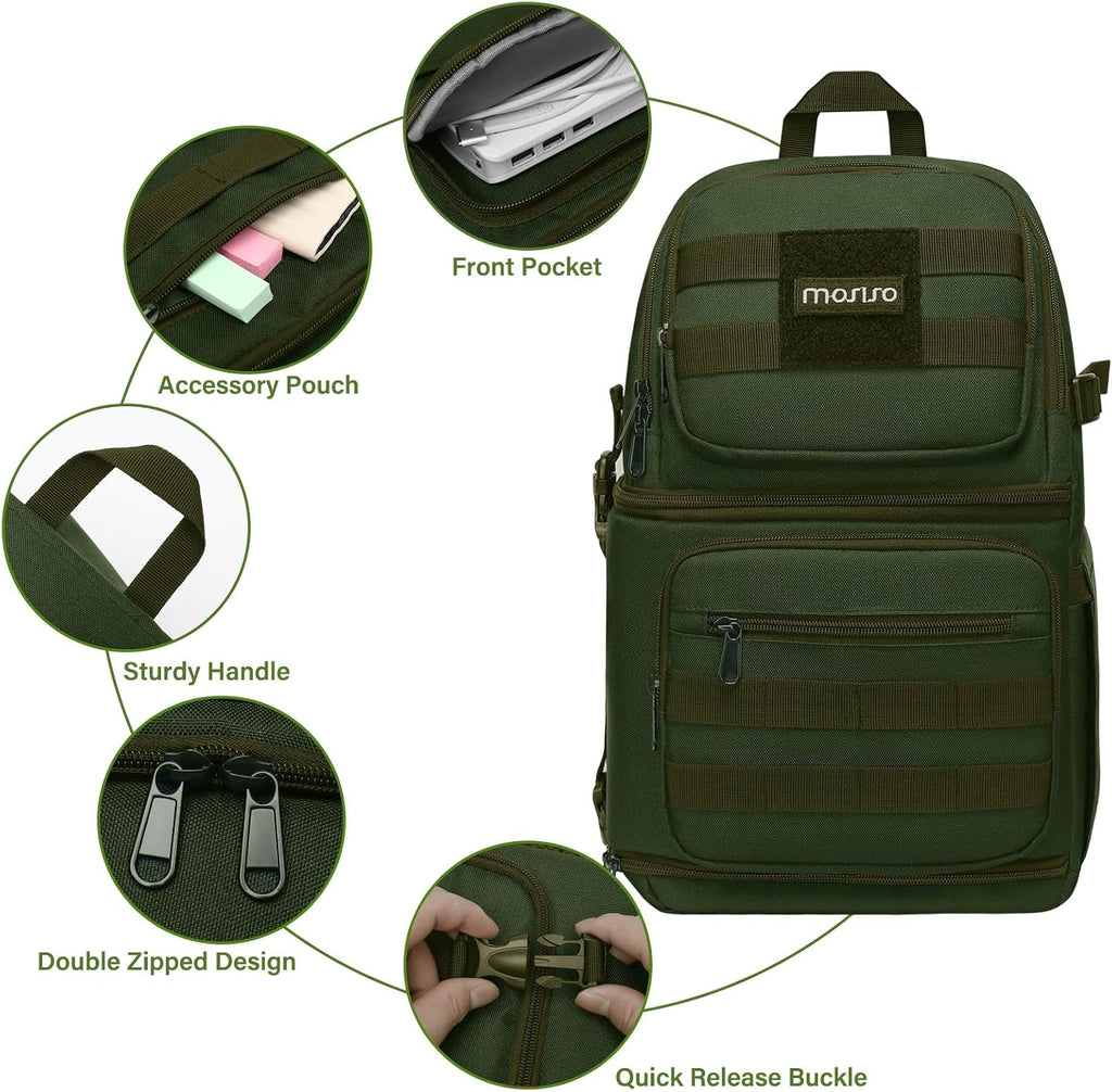 MOSISO Camera Sling Bag, Tactical Camera Crossbody Bag Case Photography