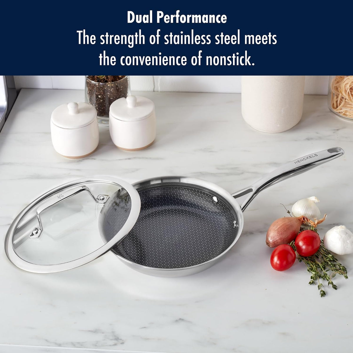 HENCKELS Paradigm 8-Inch Ceramic Fry Pan, Oven Safe Up To 500°F