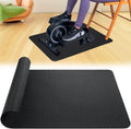 TOBWOLF Non-Slip Workout Mat for Ellipse Leg Exerciser, Ellipse Machine Mat, Exercise Mat for Under Desk Ellipticals, Suitable for Electric Seated Foot Pedal Exerciser, Stability & Floor Protection