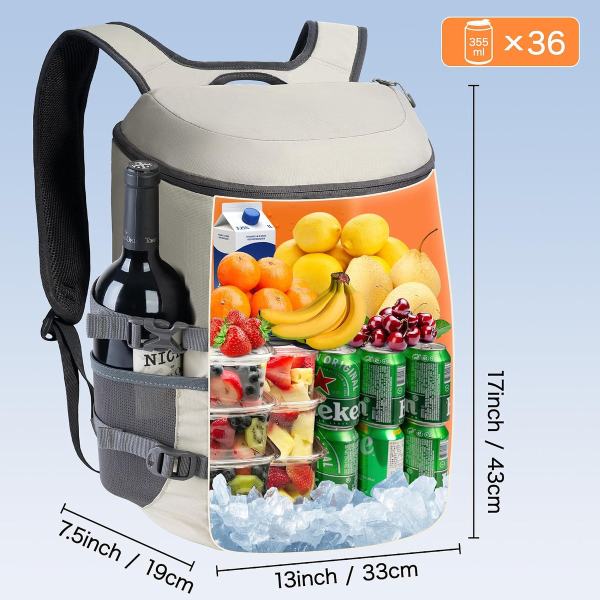 N NEVO RHINO Backpack Coolers Insulated Leak Proof 36/54 Cans