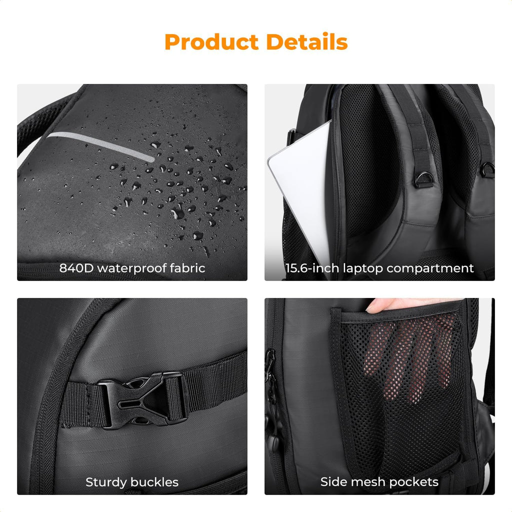 K&F CONCEPT Camera Backpack,25L Large Capacity Camera Bag for Photographers