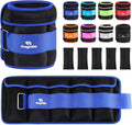 Fragraim Adjustable Ankle Weights 1-3/4/5/6/8/10/12/15/20 LBS Pair with Removable Weight for Jogging, Gymnastics, Aerobics, Physical Therapy