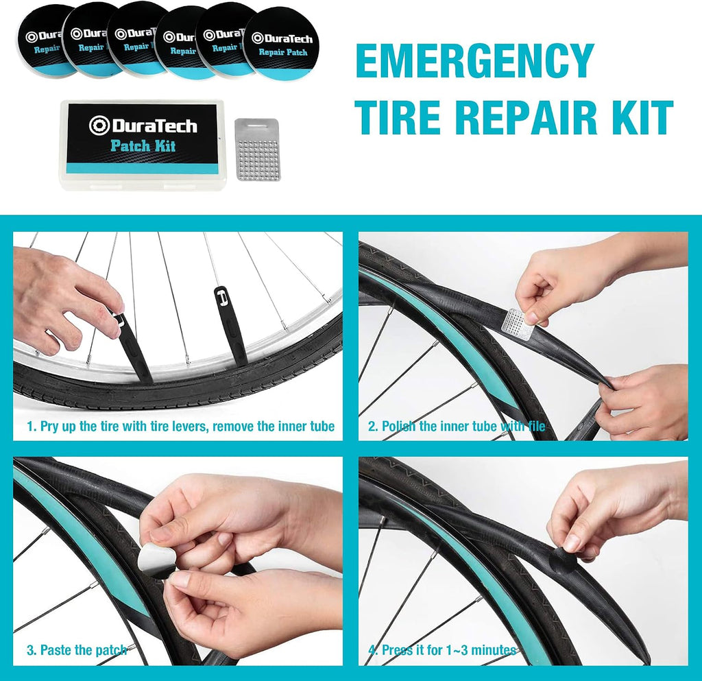 DURATECH 40PC Bike Repair Tool Kit with Carry Storage Case
