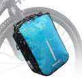 Rhinowalk Bike front fork Waterproof Bag Bike Pannier Bag Saddle Bag Fork Bag Rack Bicycle Bag Shoulder Bag for E-Scooter Mountain Bike Accessories [Blue 6L]