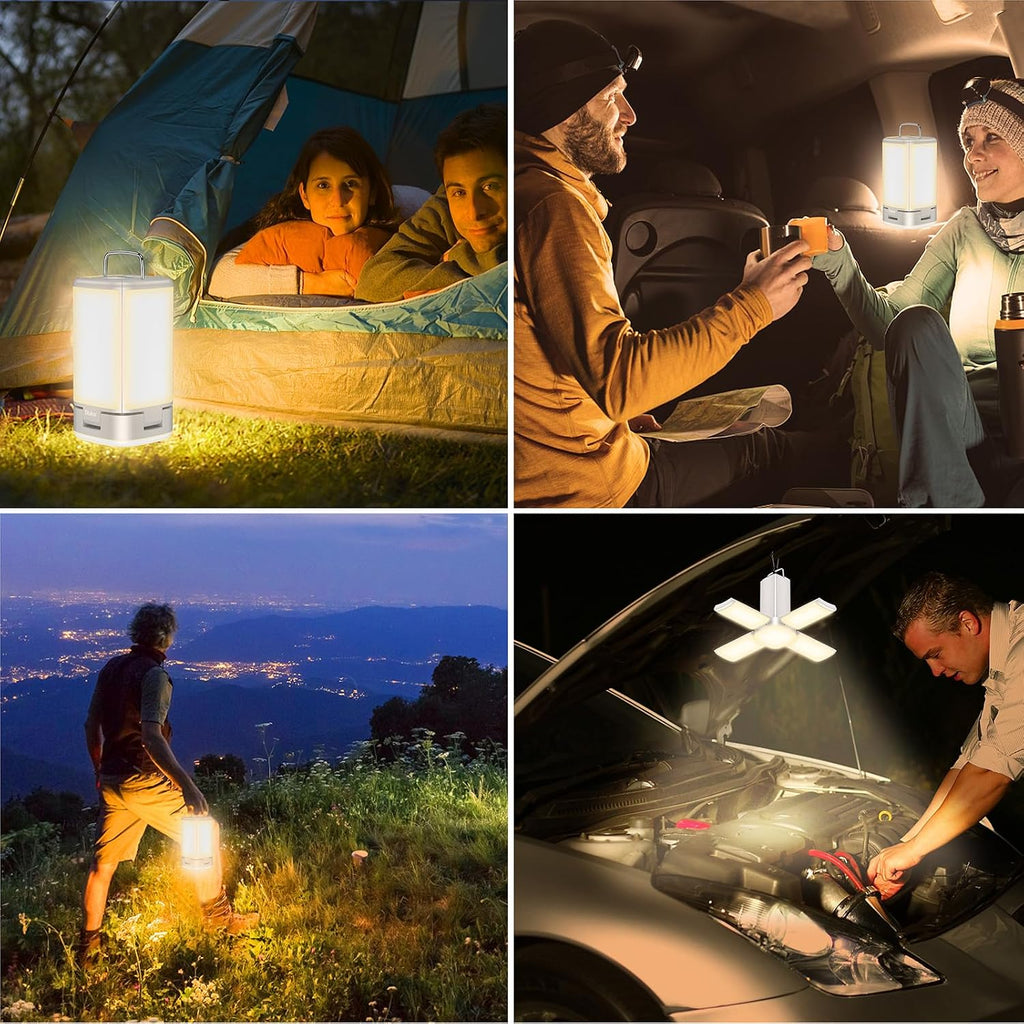 Blukar 116 LED Camping Lantern Rechargeable, Super Bright Camping Lights