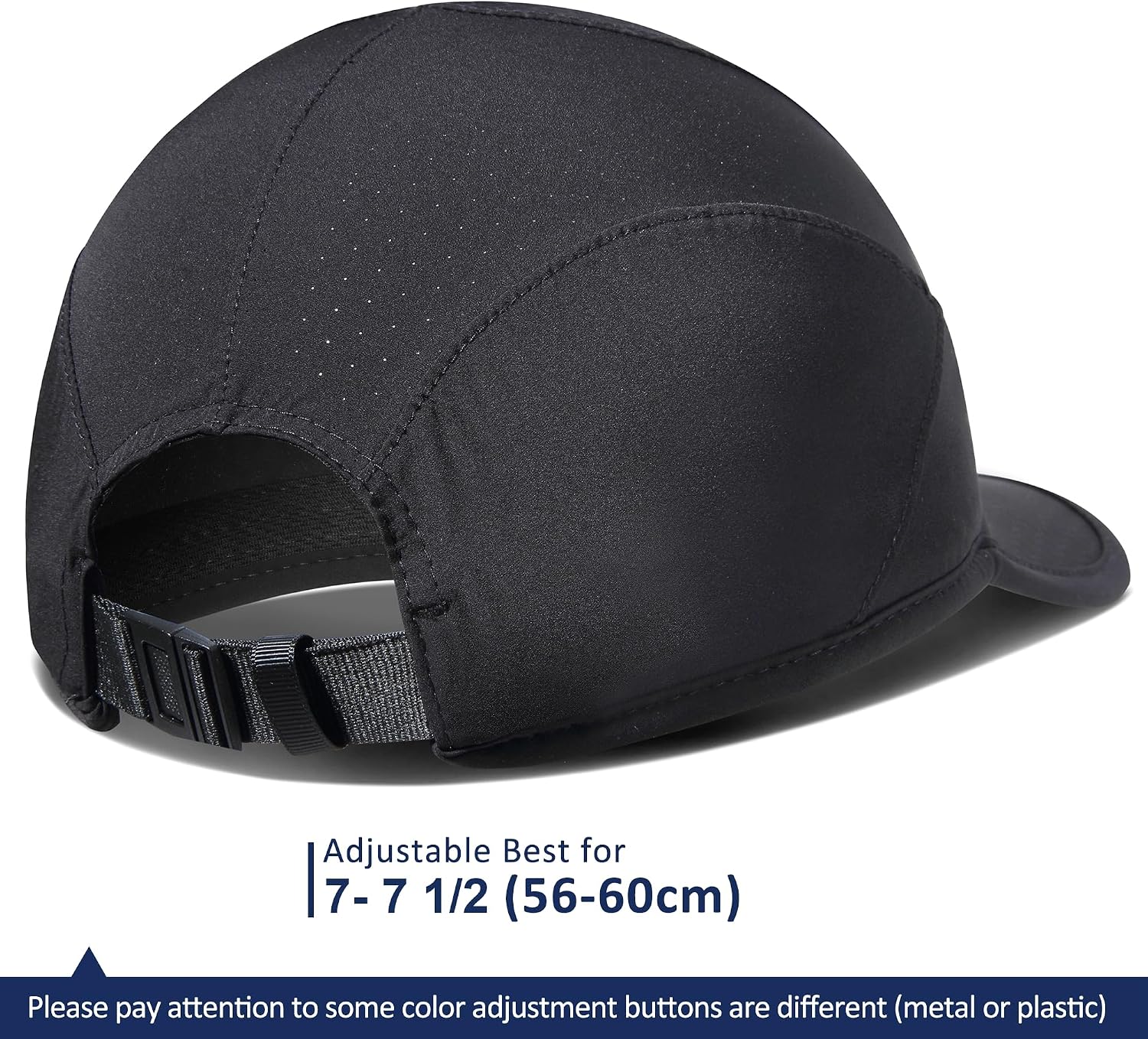 GADIEMKENSD Stretch Running Hat with Soft Brim, Quick Dry, Unstructured, Unisex-Adult