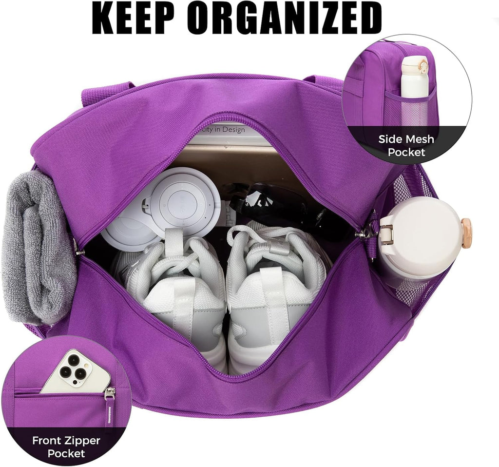 Searock 14-Inch Small Gym Bag for Men & Women, Mini Duffle Bag for Travel