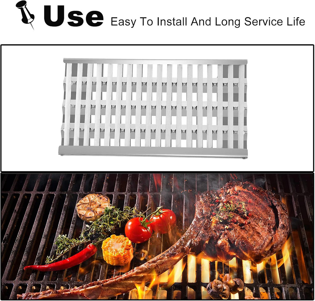 Grill Grates Replacement 54801 92911 for DCS Grill Parts, 36DBQAR, 36EBQAR, 48DBQAR, 48EBQAR, BGA36-BQARL, BGA36-BQARN, BGA48-BQARL, BGA48-BQARN, Heat Plate Ceramic Rods Briquette Radiant Tray