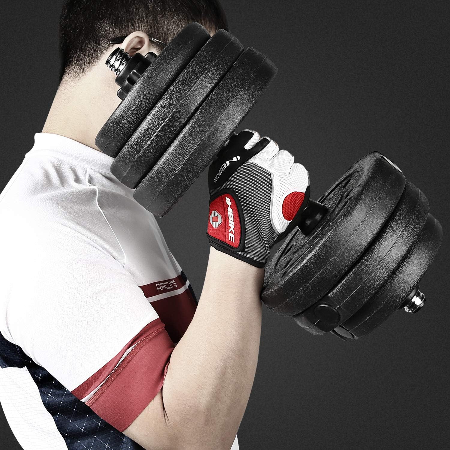 INBIKE 5mm Padded Half Finger Bike Bicycle Cycling Gloves