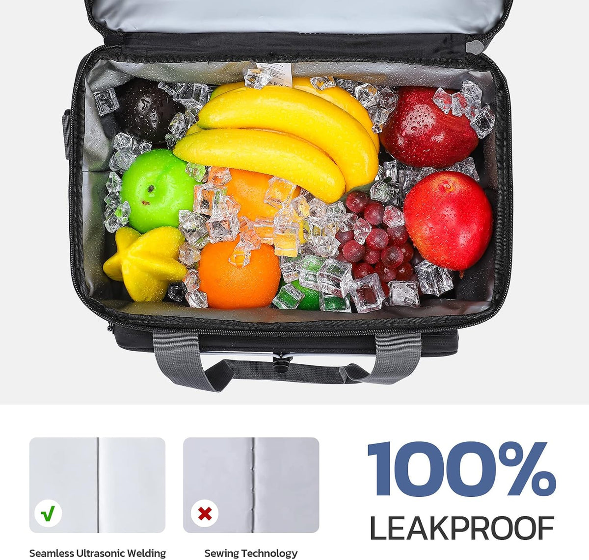 Maelstrom 24/30/60 Can Soft Cooler Bag, Double Deck Portable Ice Chest