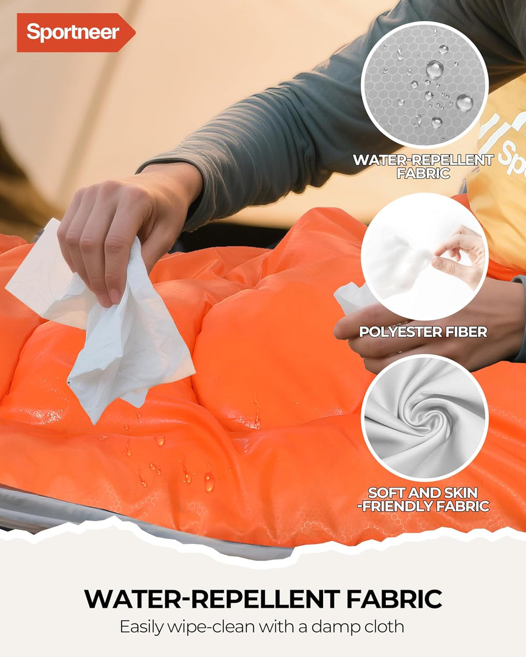 Sportneer Sleeping Bag for Adults Kid Waterproof lightweight Camping Hiking