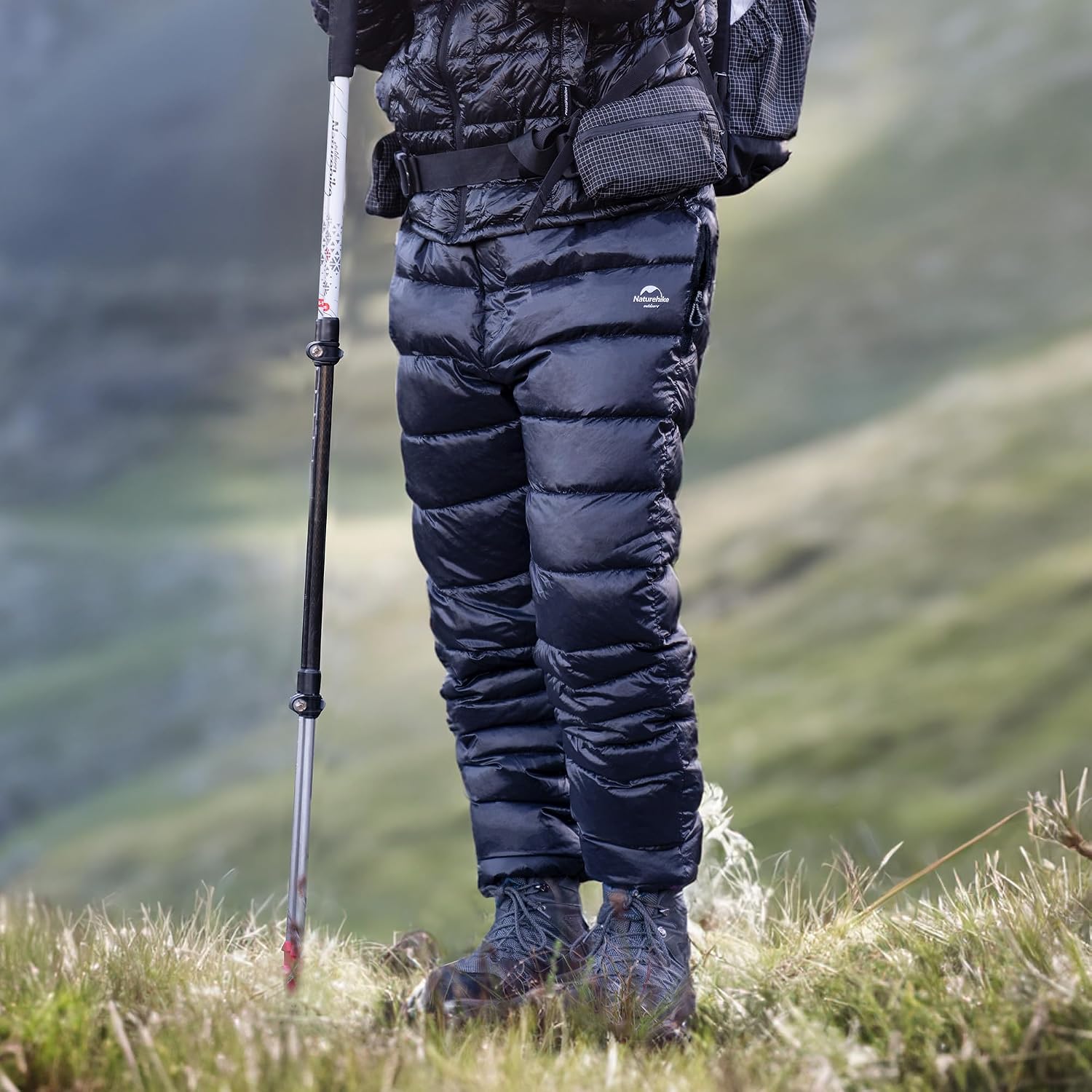 Naturehike Down Pants,Men's Women's Puffy Pants,Winter Warm Outdoor Men Women Ski Snow Pants,Camping Hiking Pants