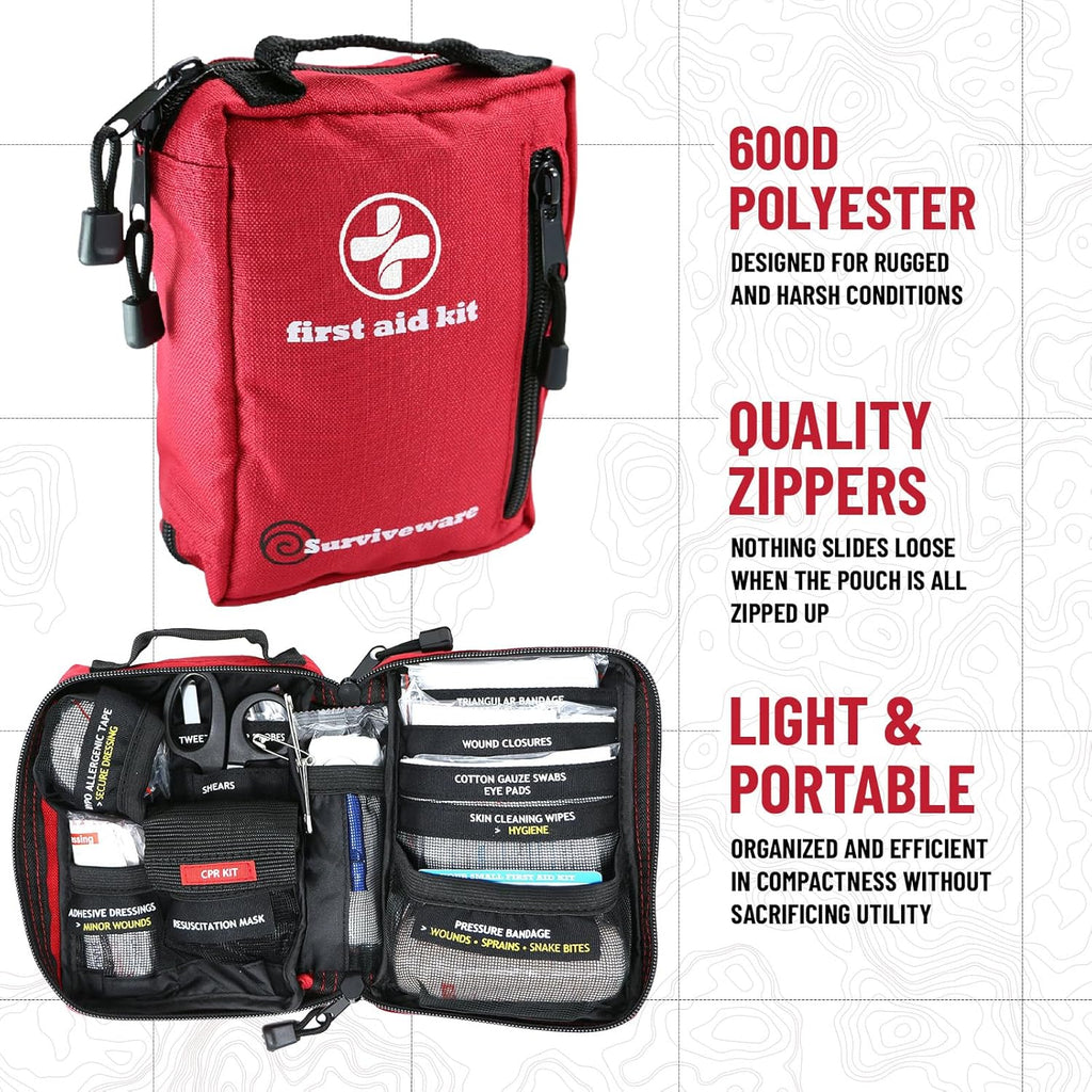 Surviveware Comprehensive Premium Survival First Aid Kit