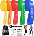 Exercise Bands, Resistance Bands for Working Out, Workout Bands, Pull up Assist Bands, Stretch Bands for Exercise at Home/Gym -Afu