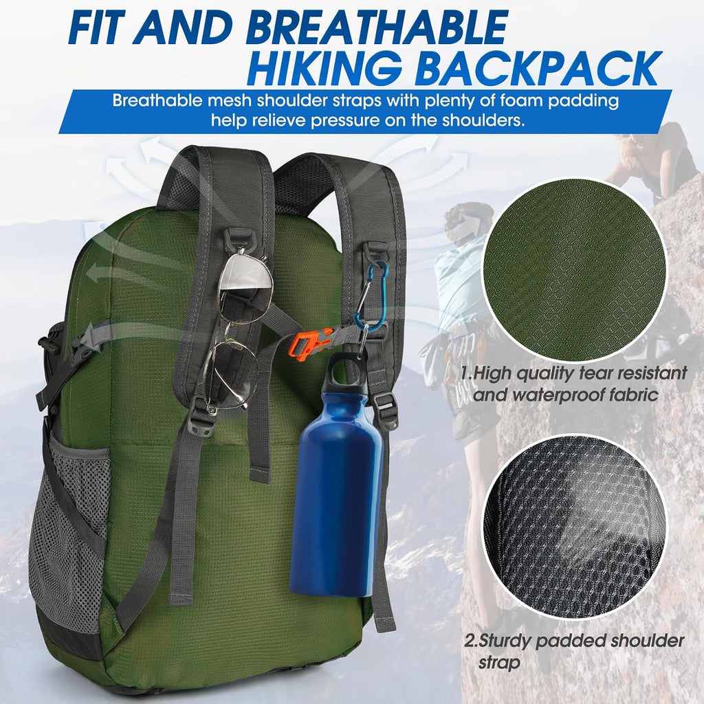 IGOLUMON Hiking Backpack 40L Packable Lightweight Camping Daypack Men Women