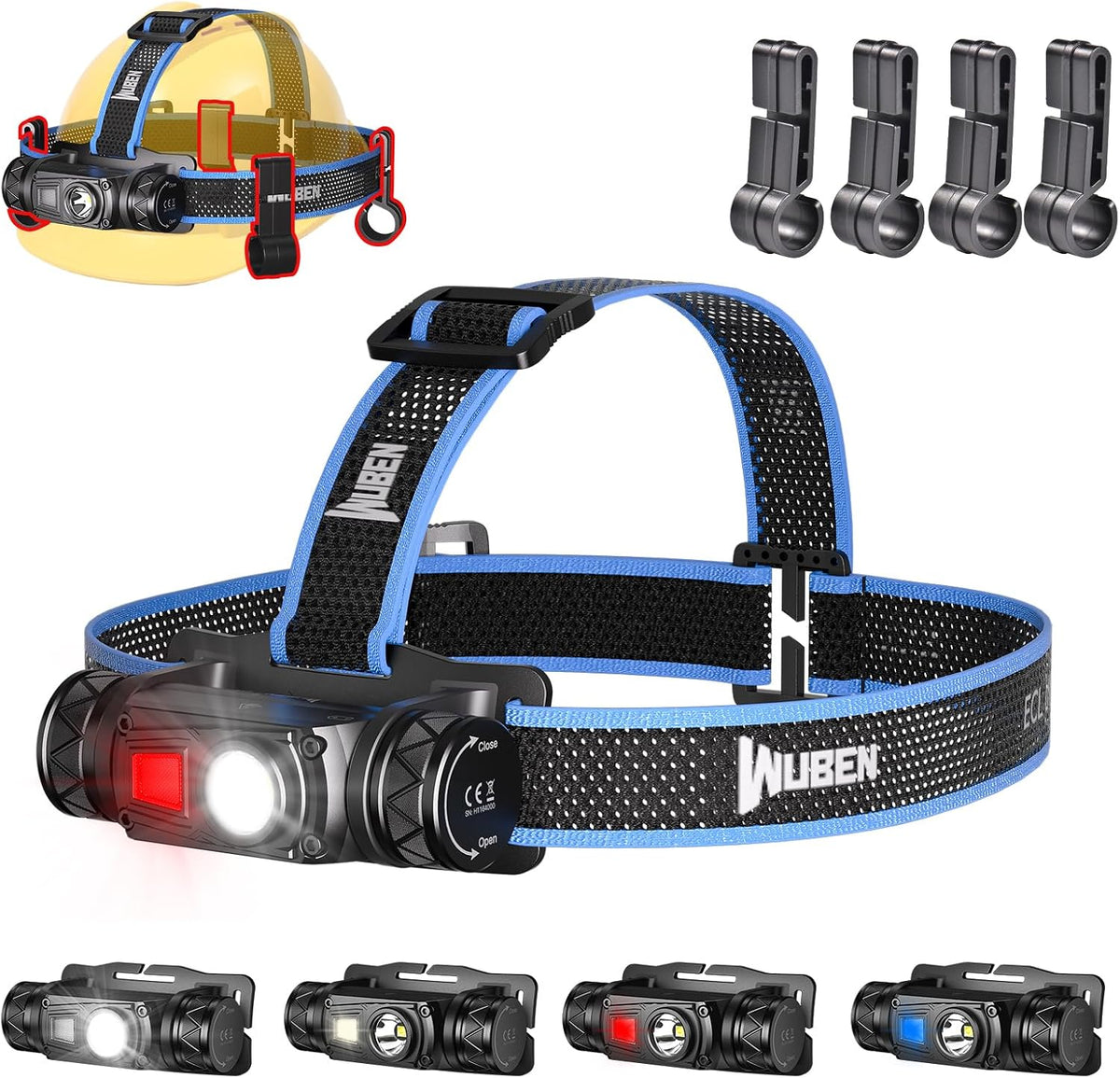 WUBEN H1 Pro Rechargeable Headlamp, 1200 High Lumen Ultra Bright