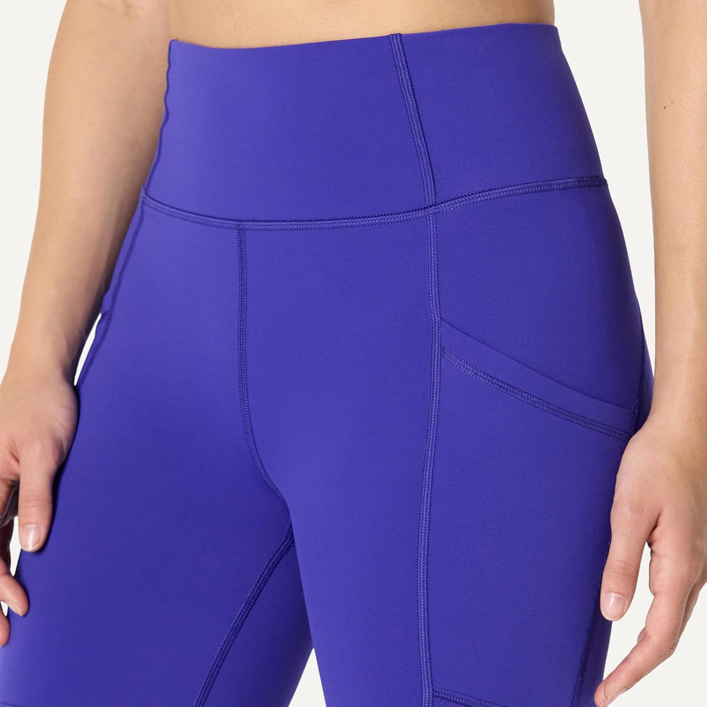Amazon Essentials Women's Active Total Train High Waist 7" Gym Workout Biker Shorts with Pockets