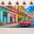 Cuba Street Backdrop Havana Urban Scenery Photography Background