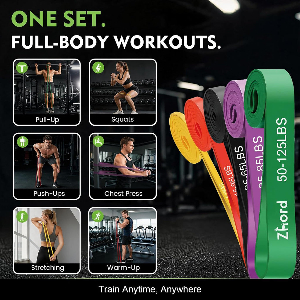 Resistance Bands, Exercise Bands Set for Working Out and Stretching