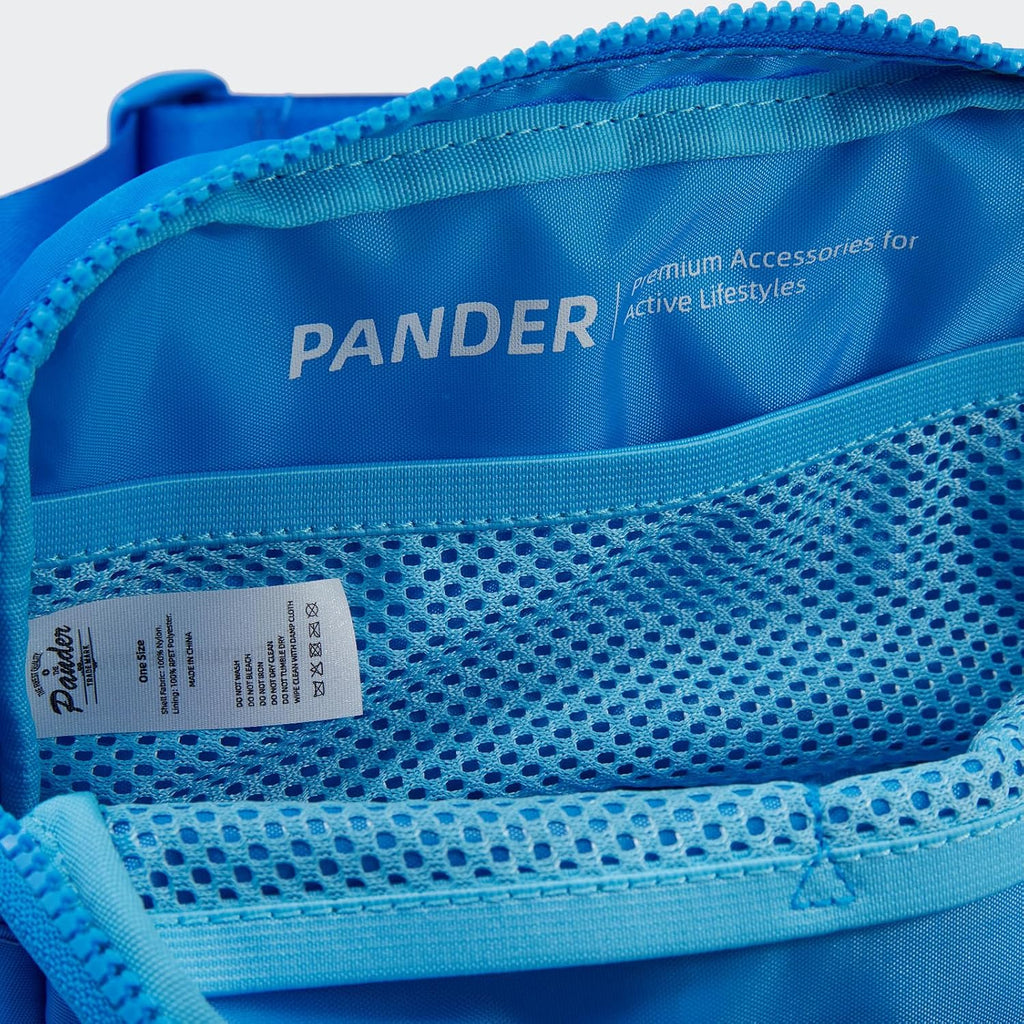Pander Nylon Fanny Pack for Women, Two-Way Zipper Crossbody Bag