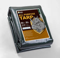 GUARD SHIELD Super Heavy Duty Green/Silver Poly Tarp Cover 20x20 Feet Waterproof 16mil Thick UV and Tear Resistant Tarpaulin with Grommets and Reinforced Edges