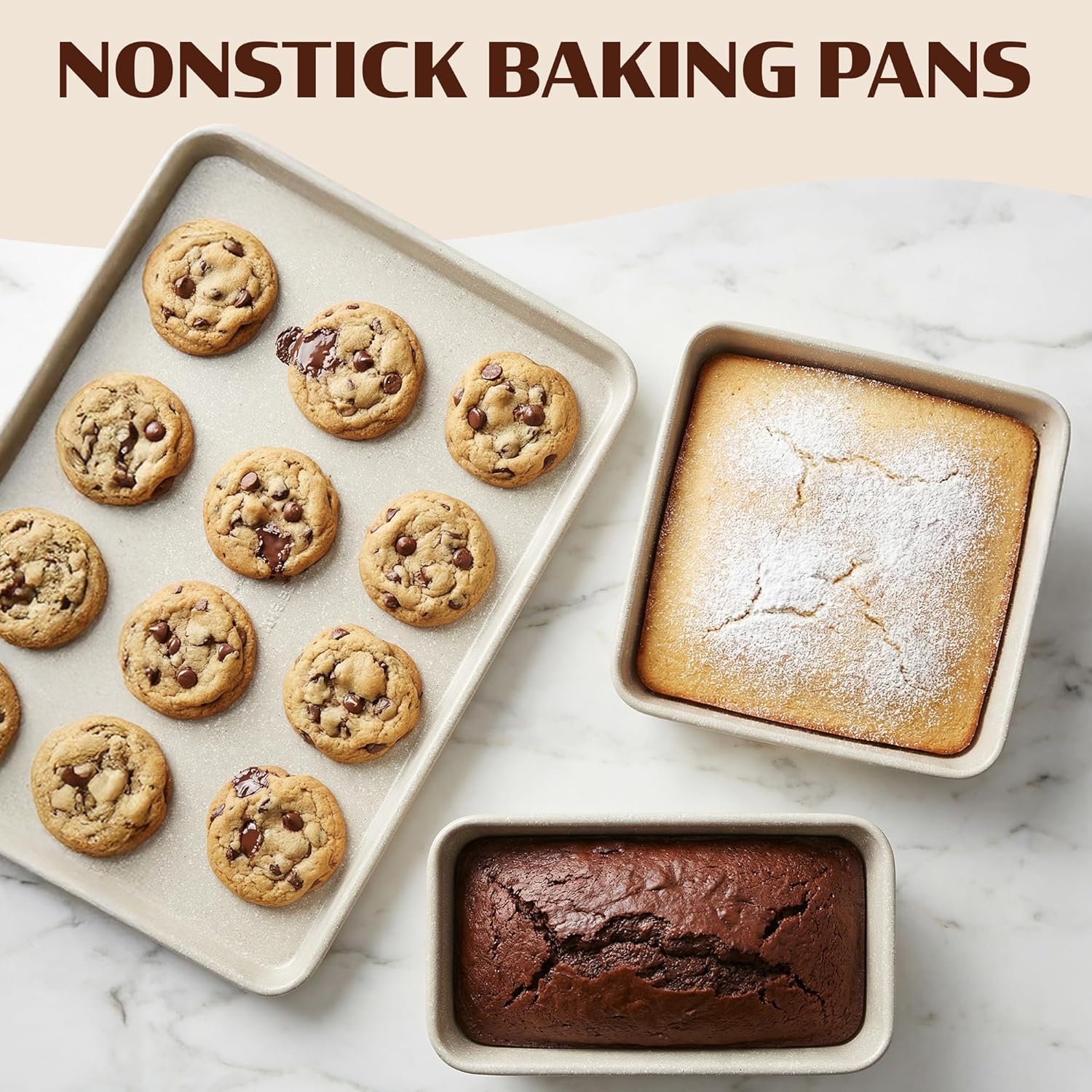 GRANITESTONE Ceraluxe 20Pc Pots and Pans Set Non Stick Ceramic Cookware Set