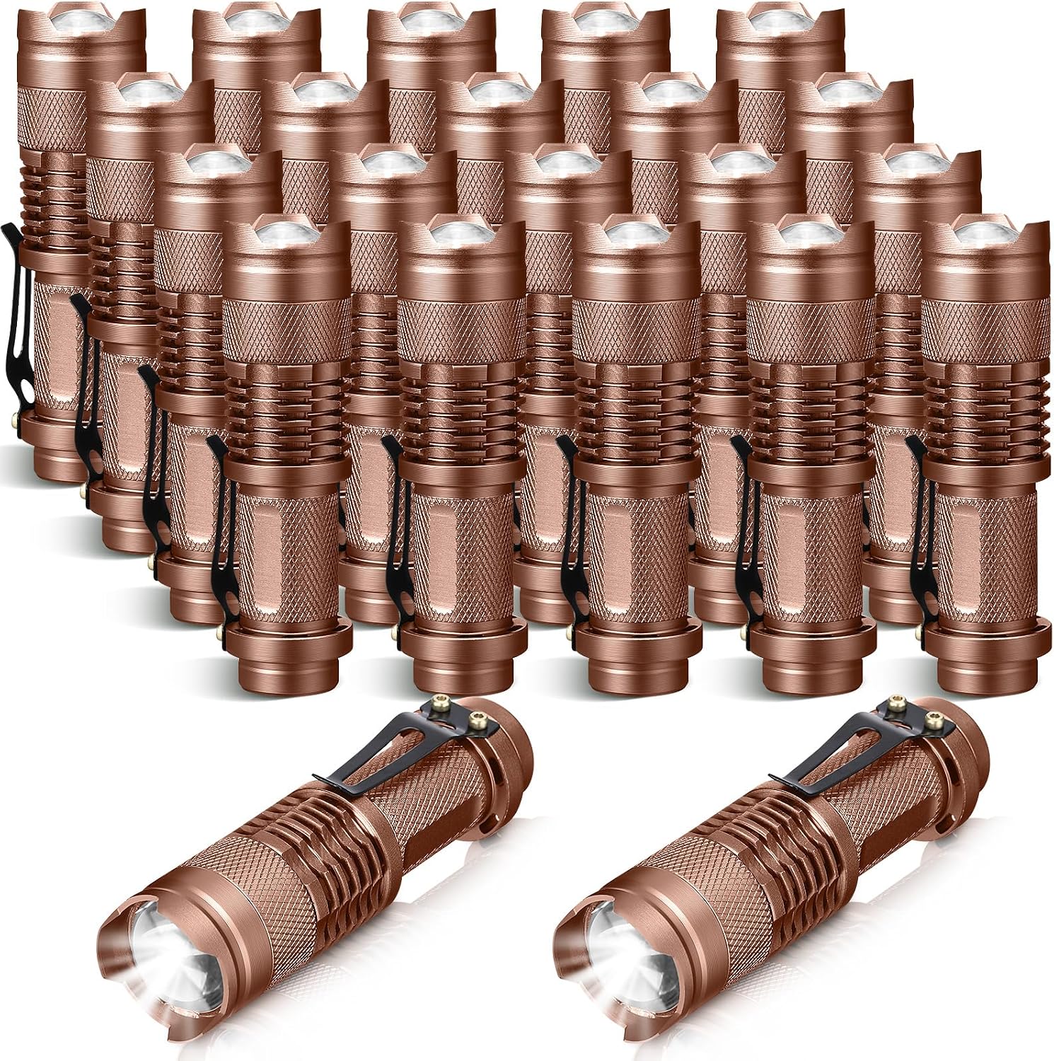 Fumete 20 Pack Mini LED Tactical Flashlights