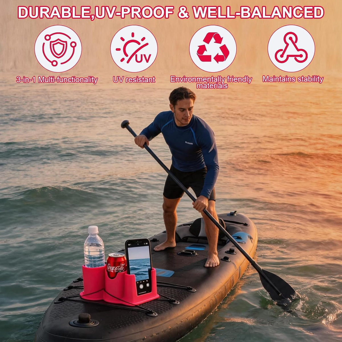 Cup Holder for Paddle Board,Kayak Drink Holder,SUP Accessories