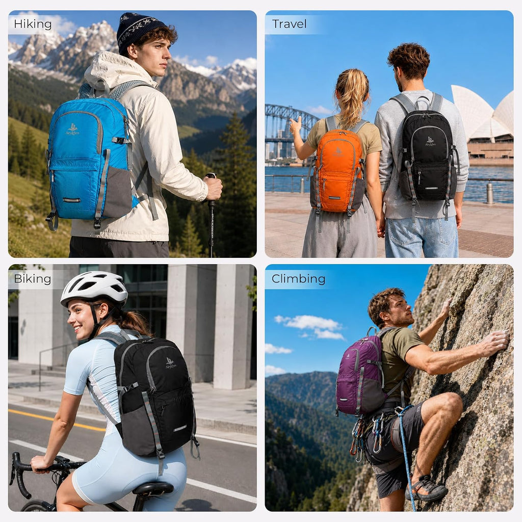20L Small Hiking Backpack for Women Men,Lightweight Packable Travel Daypack