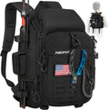 Piscifun Fishing Tackle Backpack, Rod & Gear Holder, Water-Resistant