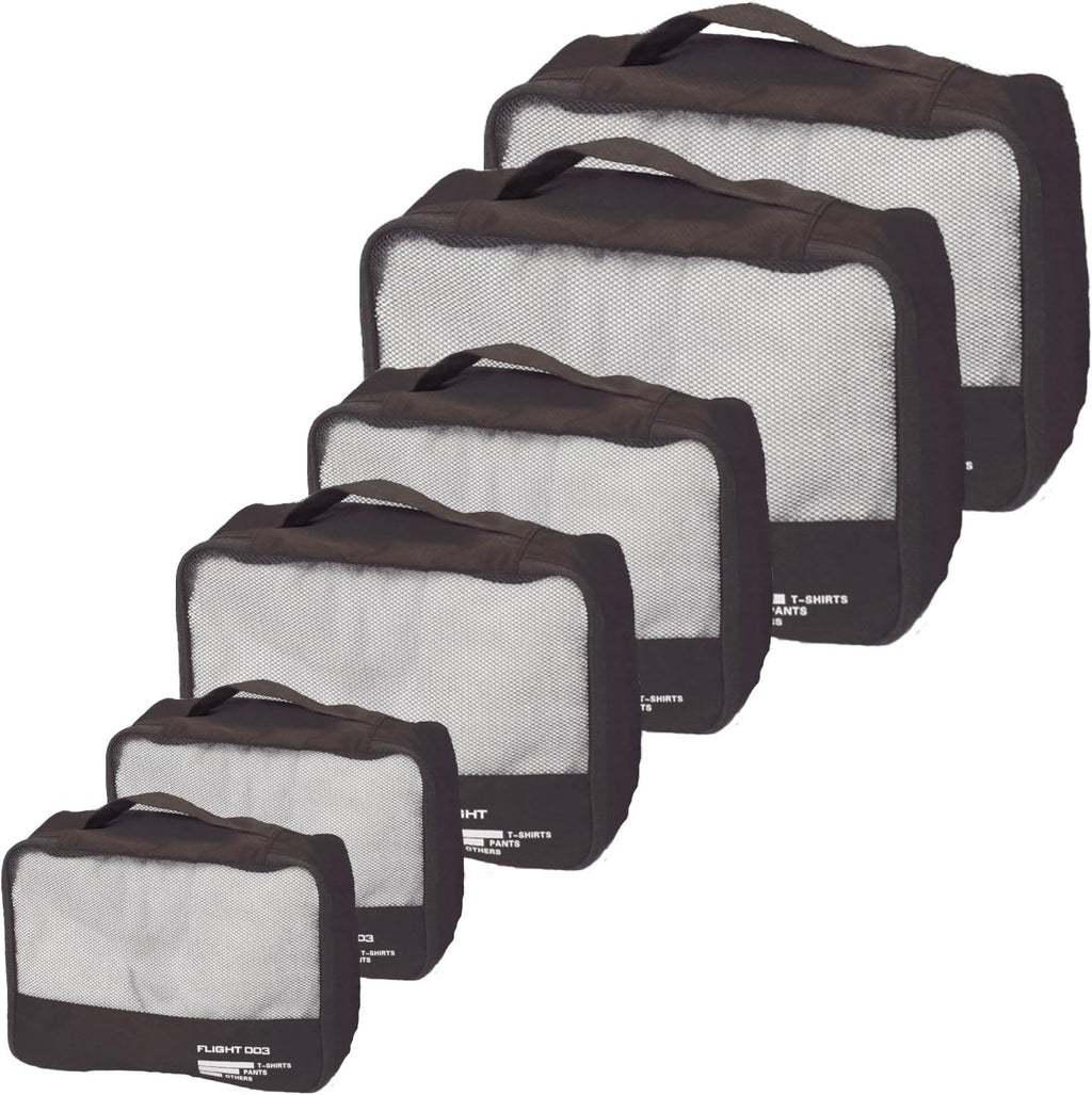 Packing Cubes Set Travel Luggage Organizers Suitcase Lightweight Accessories (Sky Blue)