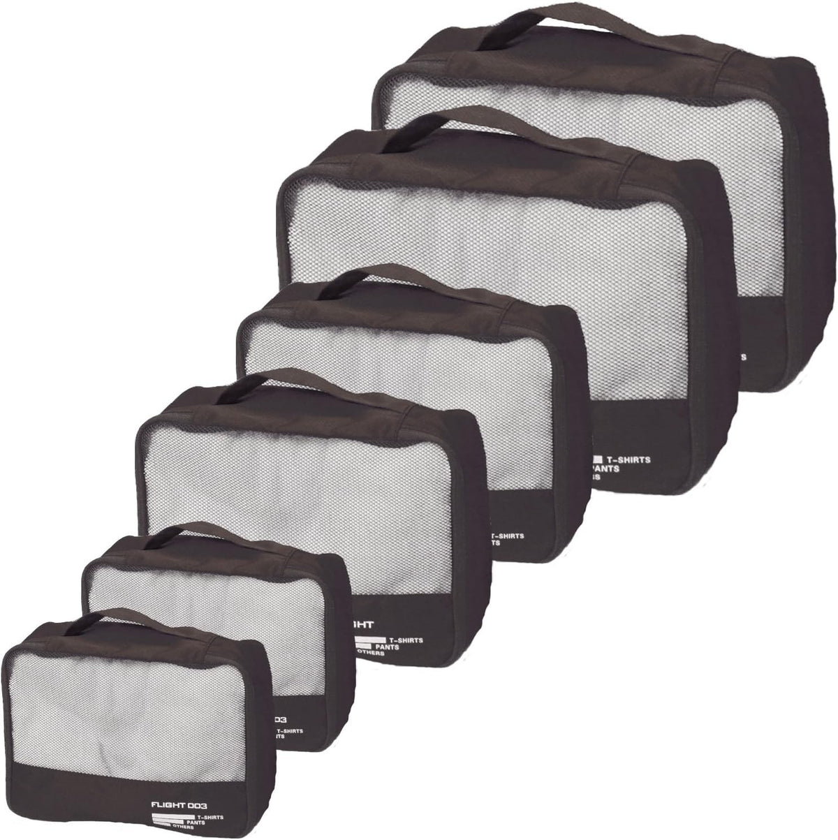 Packing Cubes Set Travel Luggage Organizers Suitcase Lightweight Accessories (Sky Blue)