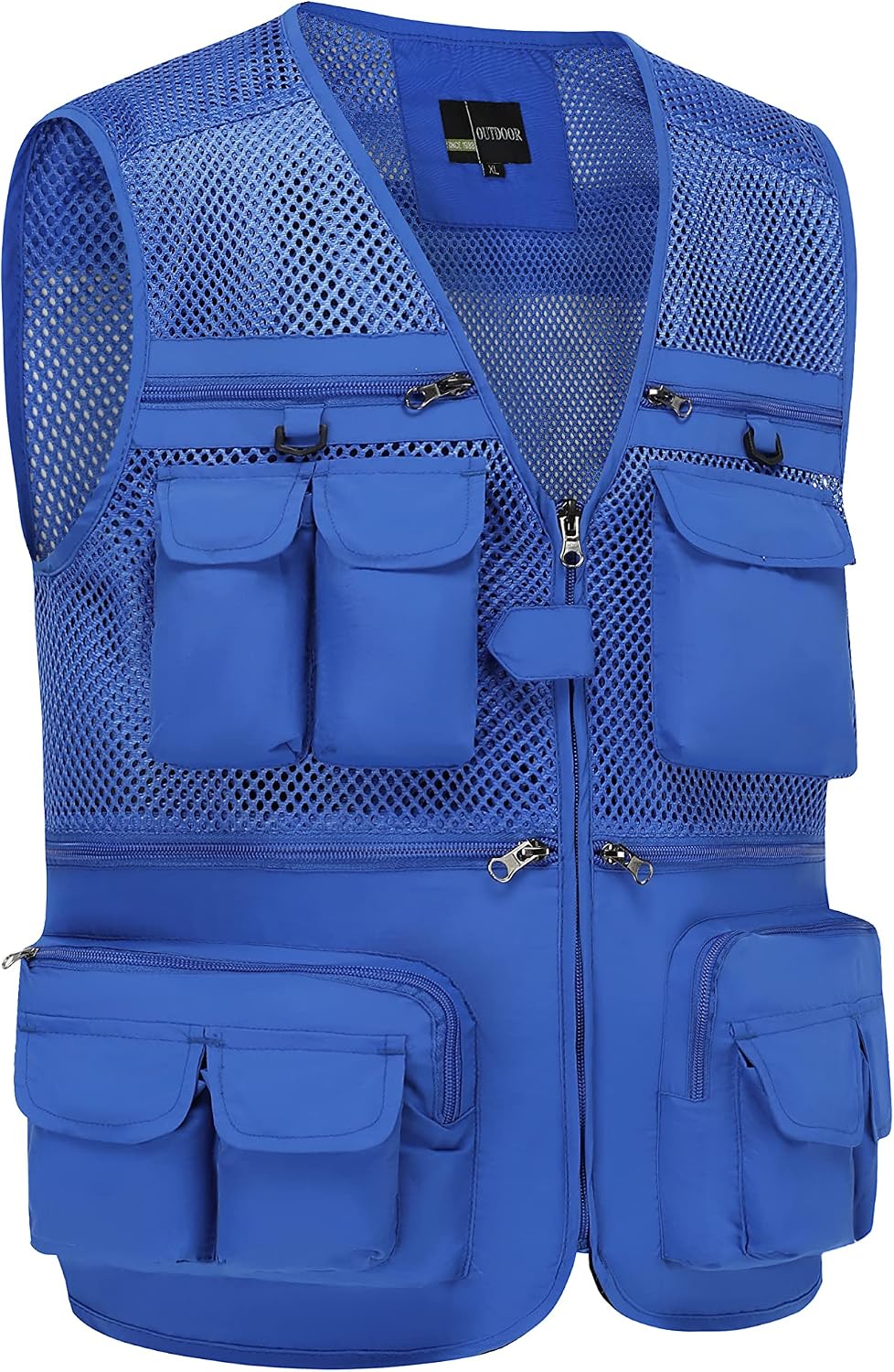 Spanye Mens Fishing Hunting Vest Outdoor Travel Utility Vest Tactical Work Jacket Multi Pocket