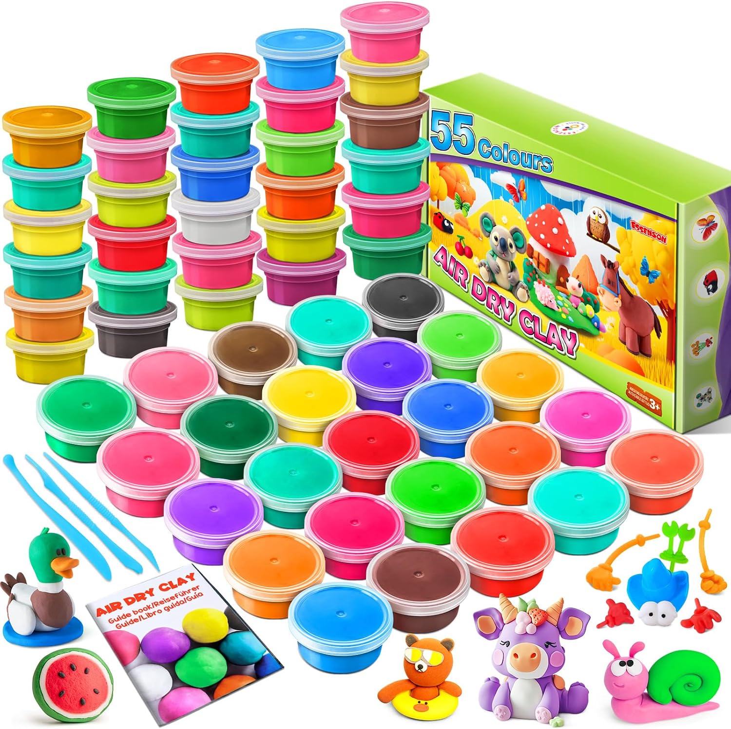 Modeling Clay Kit, 24 Colors Air Dry Clay