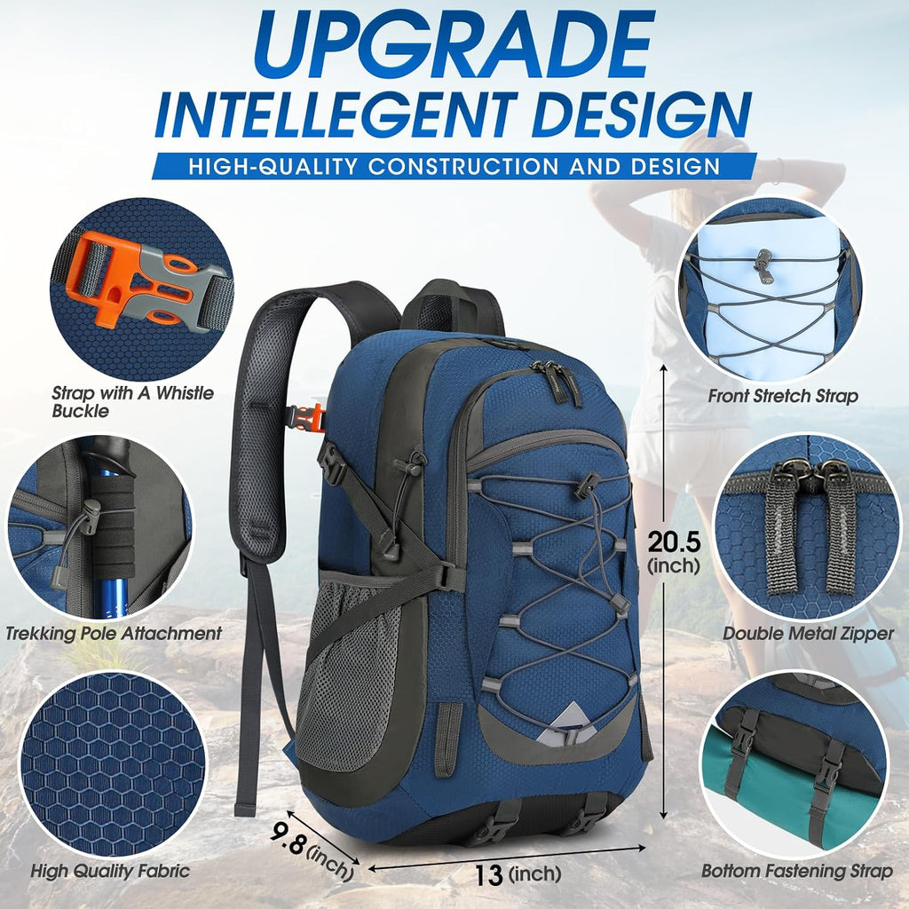 IGOLUMON Hiking Backpack 40L Packable Lightweight Camping Daypack Men Women
