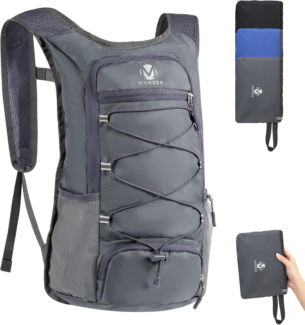 15L Lightweight Packable Hiking Backpack Water Resistant Foldable Daypack for Hiking Travel Cycling Outdoor Sports for Men Women
