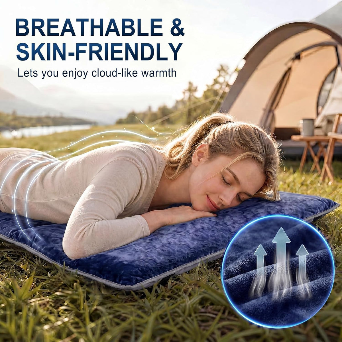 SWTMERRY Cot Mattress Topper - Quilted Cot Pads for Camping, Soft Comfortable Sleeping Cot Mattress Pad Only, Camping Pad 75"x28" for Camp Cot/Rv Bunk/Narrow Twin Bed